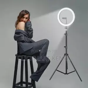 10 Inch Ring Light With 2.1m Stand And Remote,Phone Holder