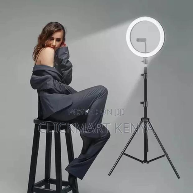 10 Inch Ring Light With 2.1m Stand And Remote,Phone Holder - main view