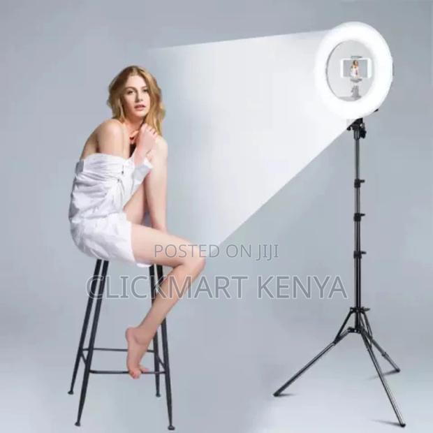 10 Inch Ring Light With 2.1m Stand And Remote,Phone Holder - thumbnail 2