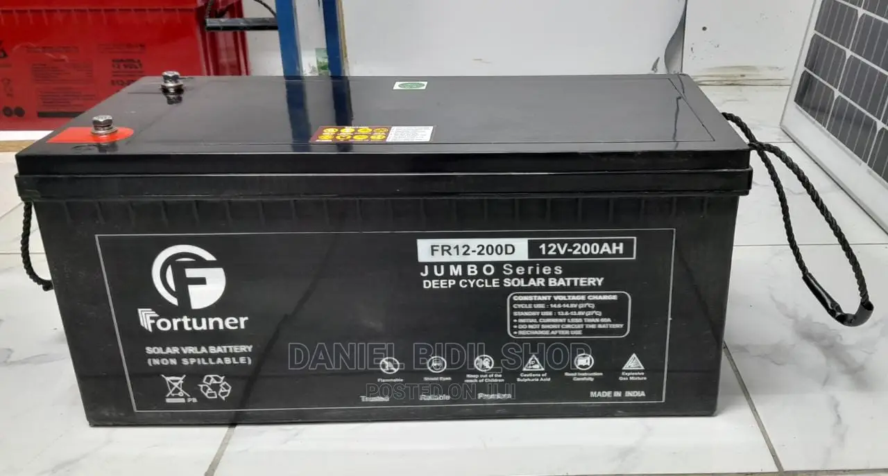 Fortuner 12v-200ah Gel Battery
