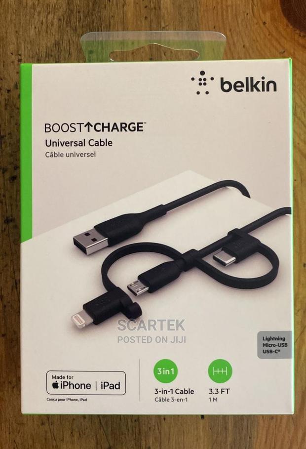 Belkin Universal Cable With Micro Usb-C Lighting Connectors