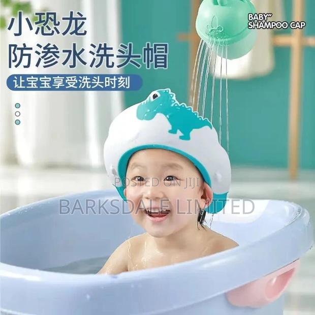 Baby Shower Cap Shield Waterproof Bath Hat Protector Eye - thumbnail 3