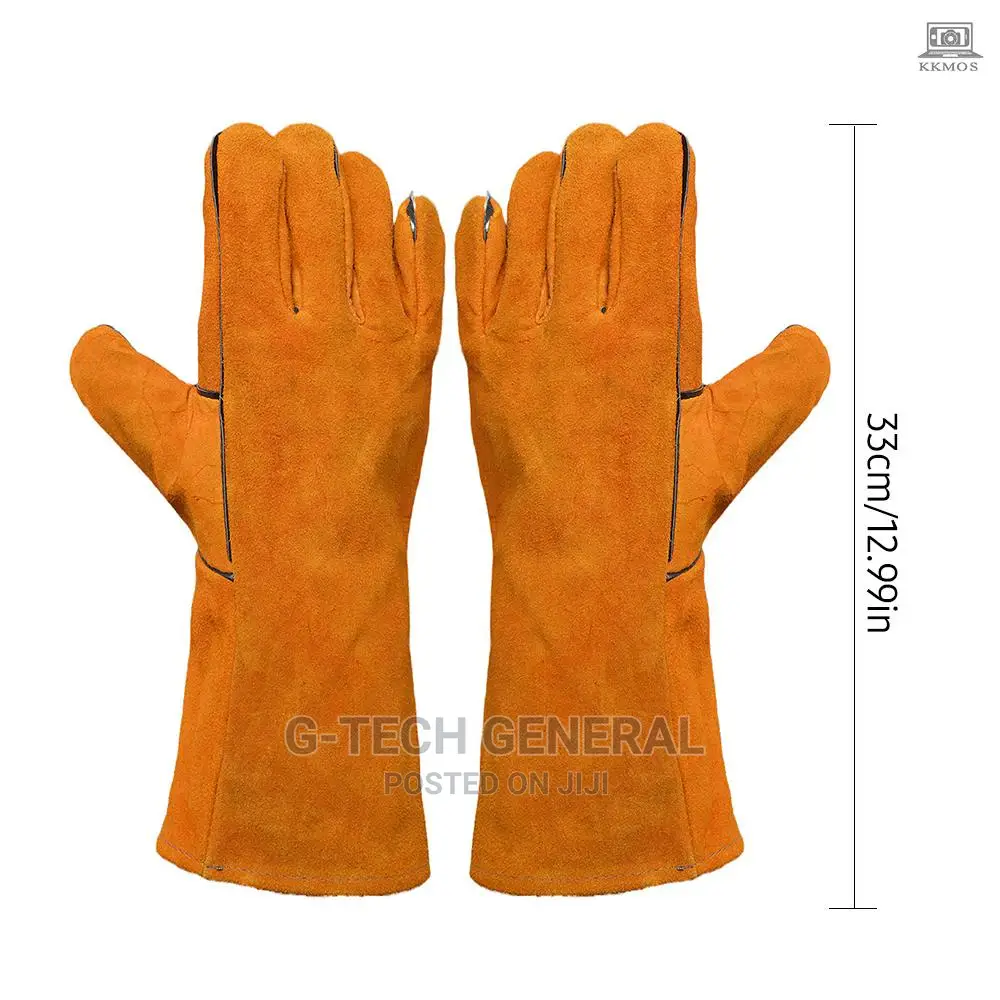 Generic Welding Gloves Heat Resistant Leather Gloves