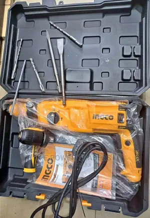 With Bits Affordable 800W Rotary Hammer (Ingco)