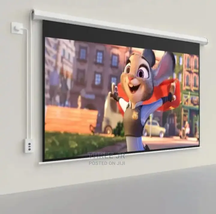 Easy to Use With Remote. Projection Screen Available