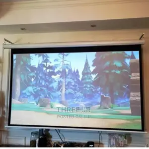 Easy to Use With Remote. Projection Screen Available