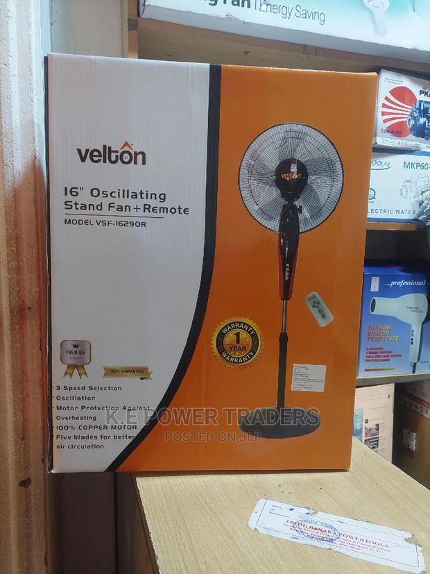 Long-Term Timer Stand Fan With Remote - main view