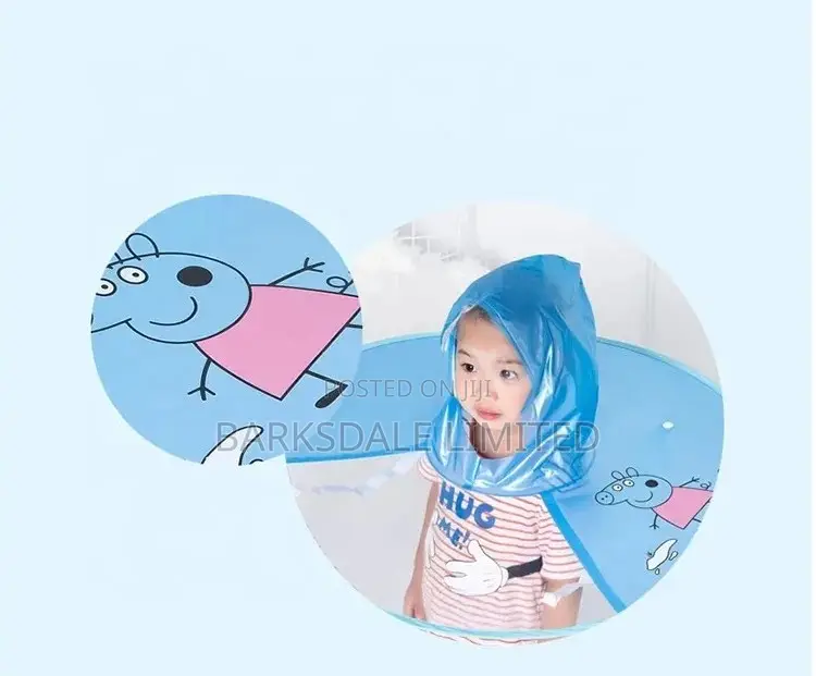 Kids Raincoats Baby Children Umbrella Hat Jacket