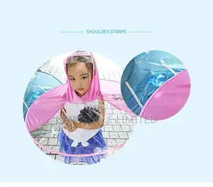 Kids Raincoats Baby Children Umbrella Hat Jacket
