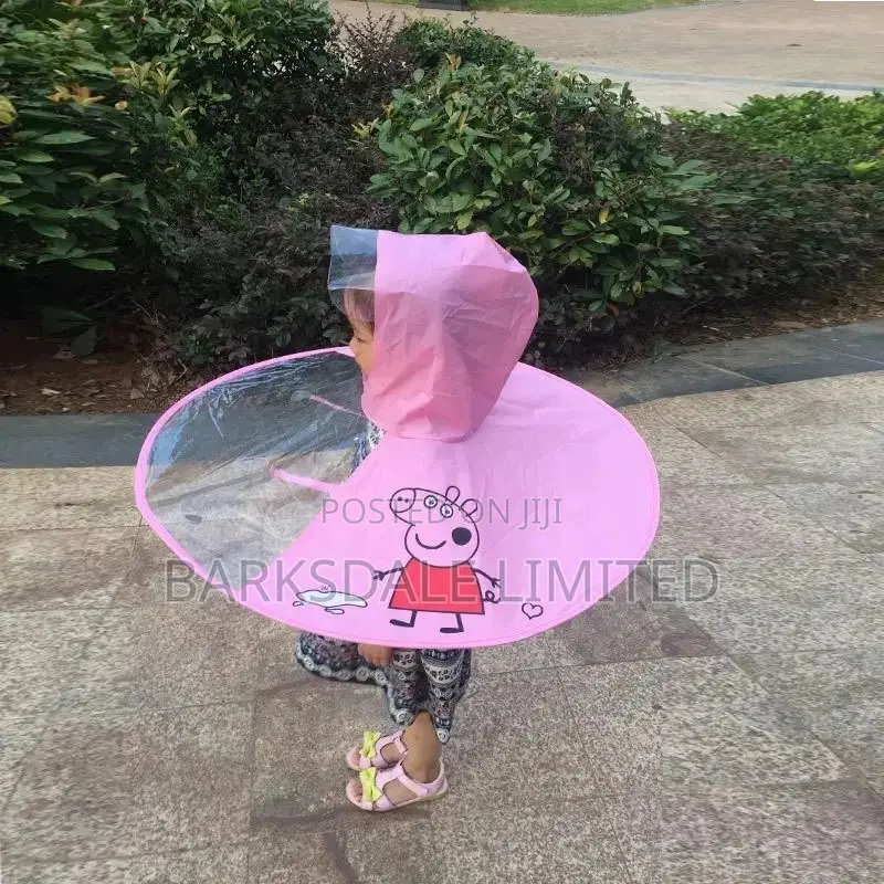 Kids Raincoats Baby Children Umbrella Hat Jacket