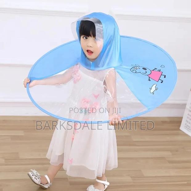 Kids Raincoats Baby Children Umbrella Hat Jacket