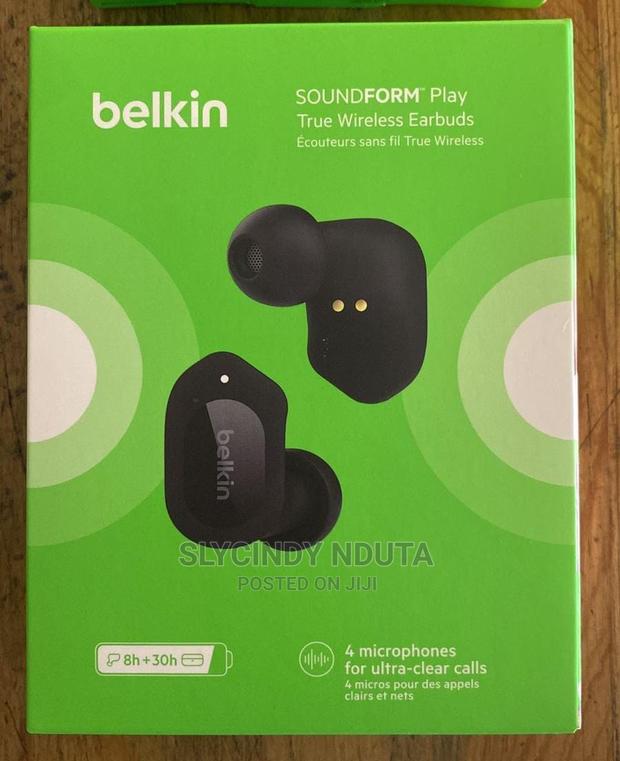 Belkin Soundform Play TWS Earbuds(Black)