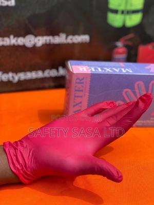 Red Nitrile Gloves - thumbnail 2