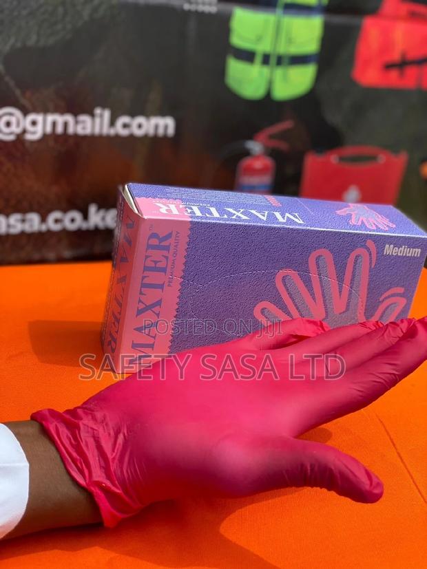 Red Nitrile Gloves - thumbnail 6