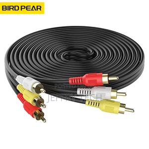3RCA Male to 3 RCA Male Composite Audio Video AV Cable 5m - thumbnail 2