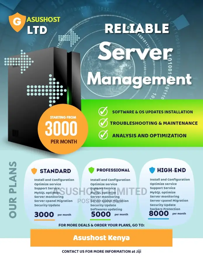 Server Monitoring, Administration Management Services