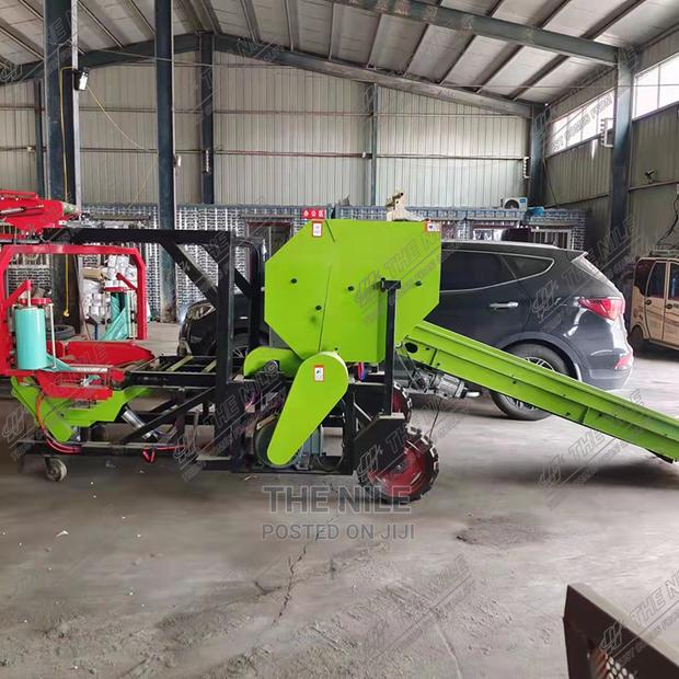 Kenya Grass Crushing Baling Wrapping Machine - main view