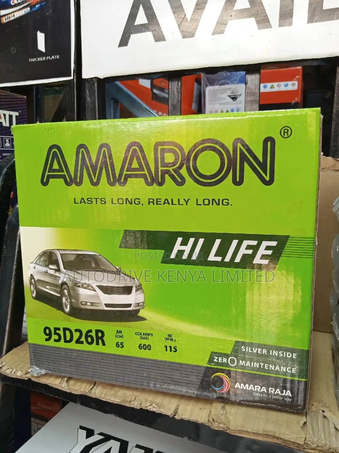 NS70R Amaron Battery
