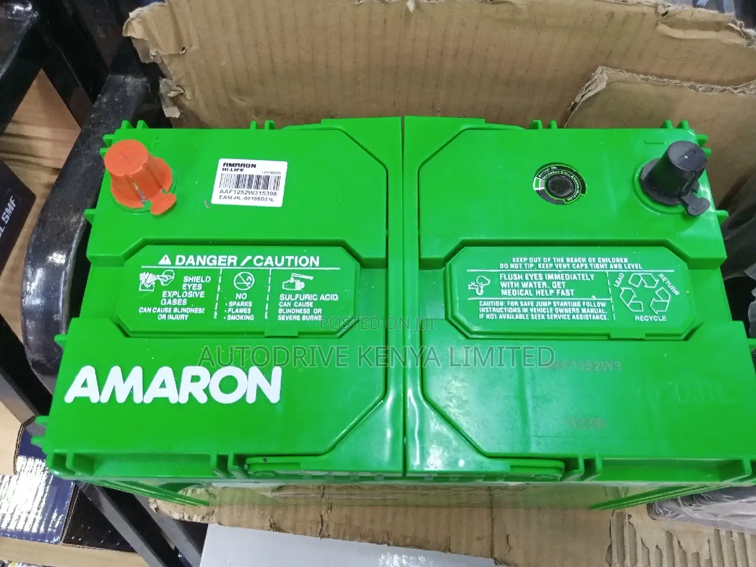 N80L Amaron Battery