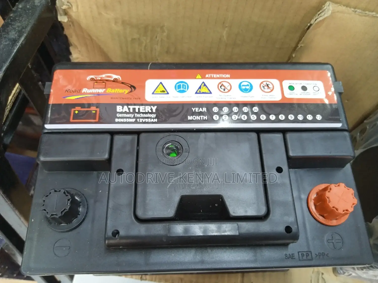 DIN55L Roadrunner Battery