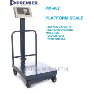 Premier Digital Weighing Scale With Platform and Wheel
