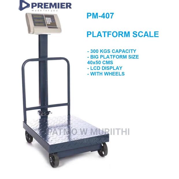 Premier Digital Weighing Scale With Platform and Wheel