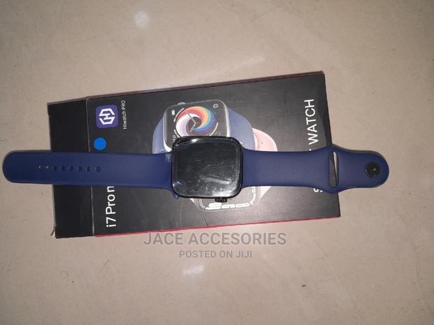 Blue Smartwatch I7 Pro Max - thumbnail 3