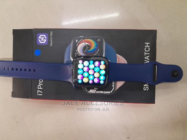 Blue Smartwatch I7 Pro Max - thumbnail 4