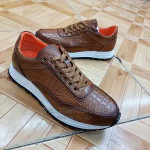 Genuine Legit Leather Business Men's Low Cut Official Shoe