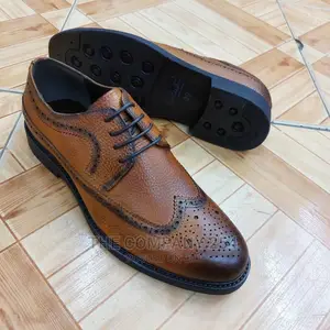 Genuine Legit Leather Business Men's Low Cut Official Shoe