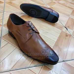 Genuine Legit Leather Business Men's Low Cut Official Shoe