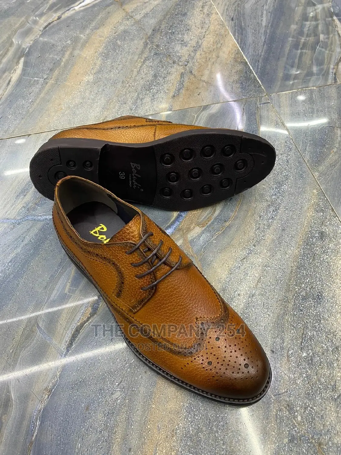 Genuine Legit Leather Business Men's Low Cut Official Shoe