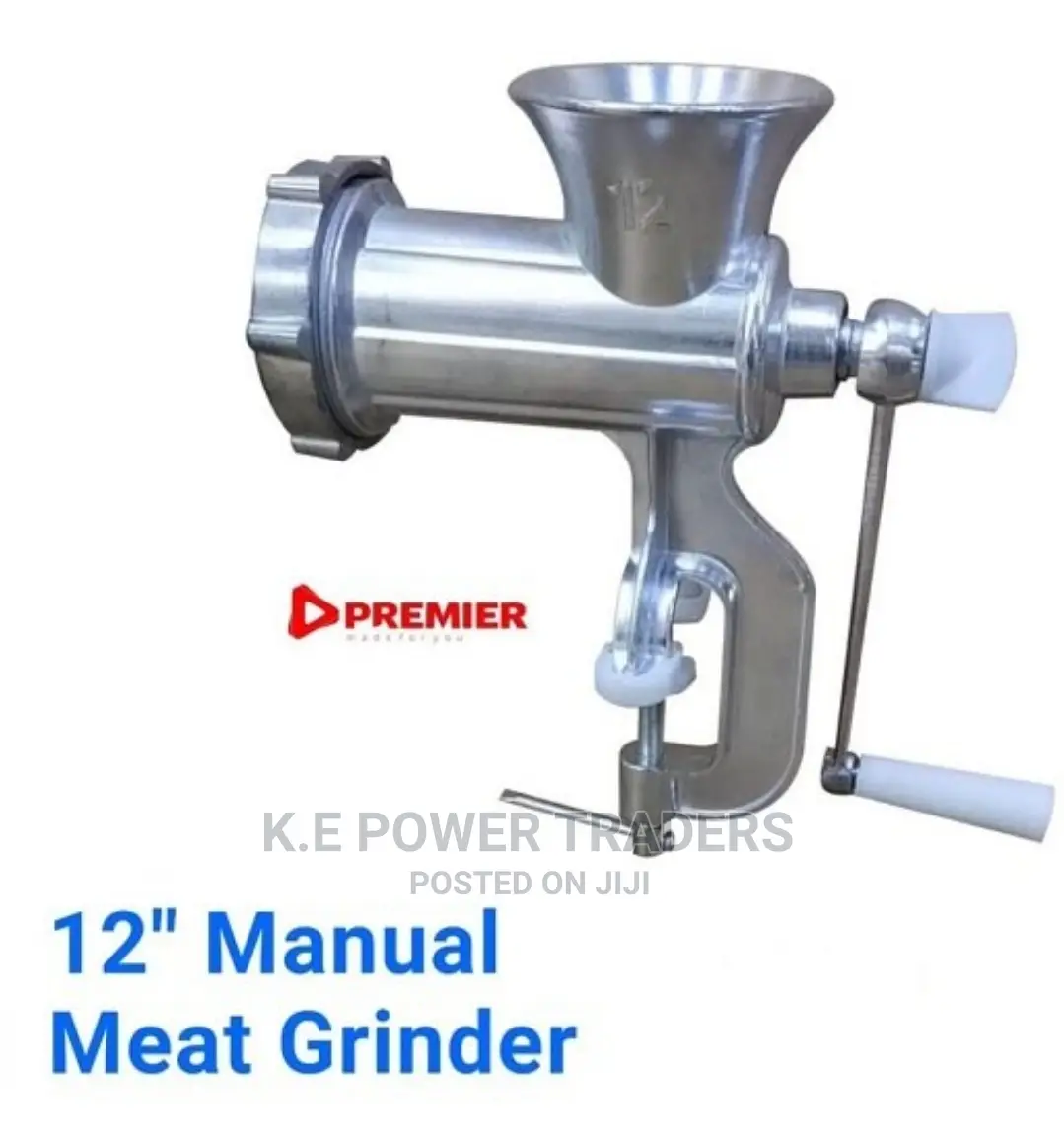 Stainless Cast Iron Manual Meat Mincer