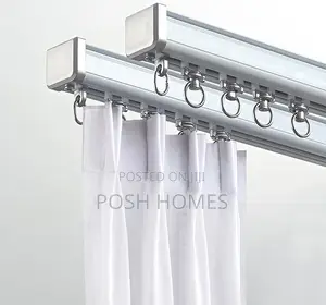 6m Straight Curtain Rails