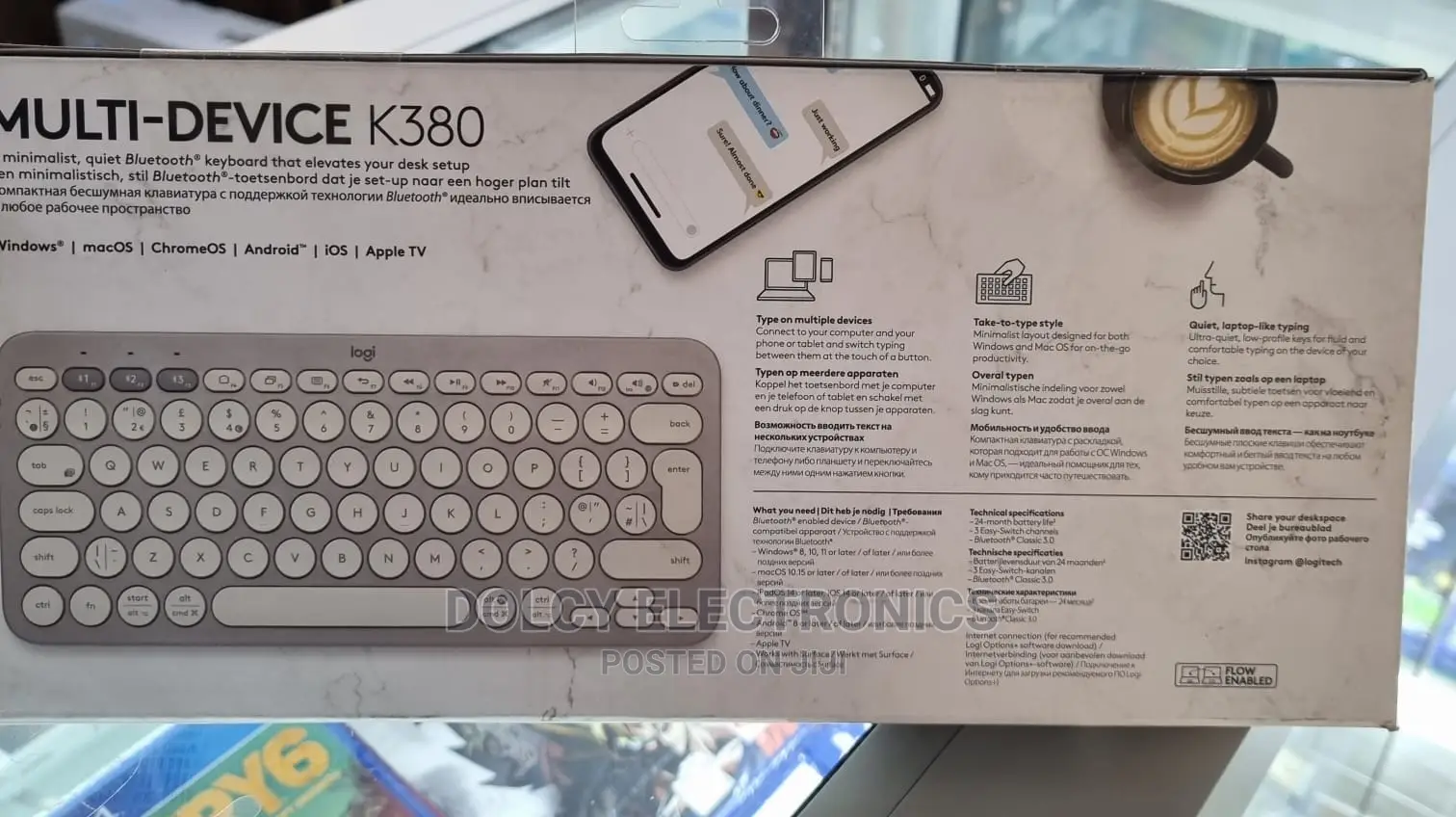 Multi-Device K380bluetooth Keyboard