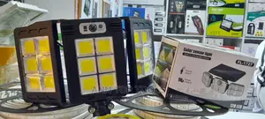 Solar Sensor Streetlight With 3bulb