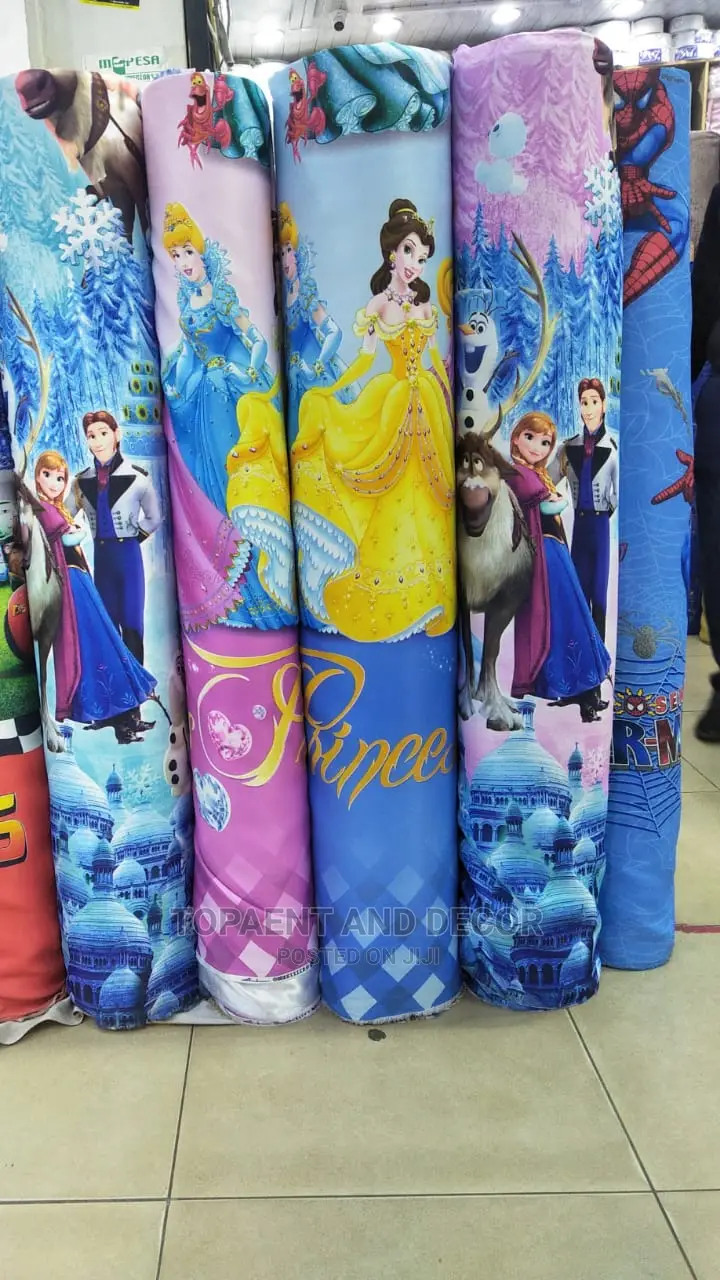 Cartoon Themed Kids Curtains