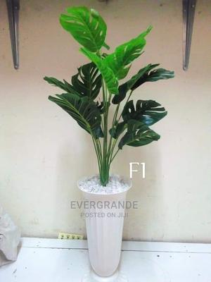 Green Plants Artificial Flowers+ Vase+ Topping - thumbnail 2