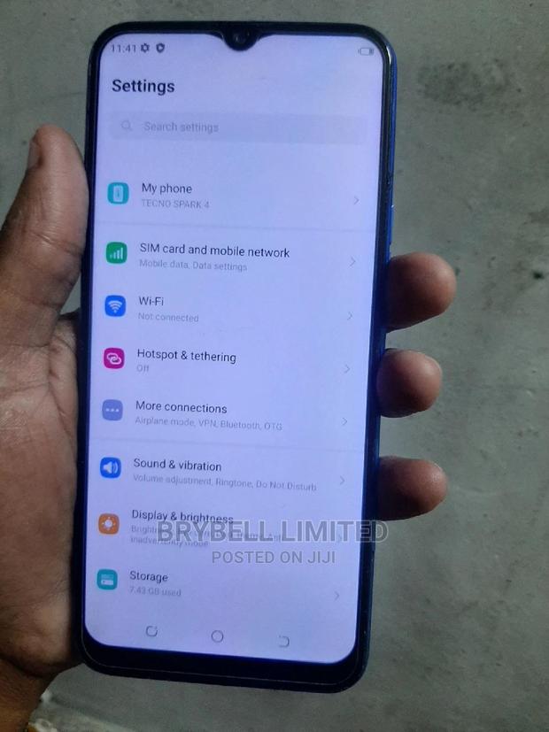 Tecno Spark 4 32 GB Blue - thumbnail 3