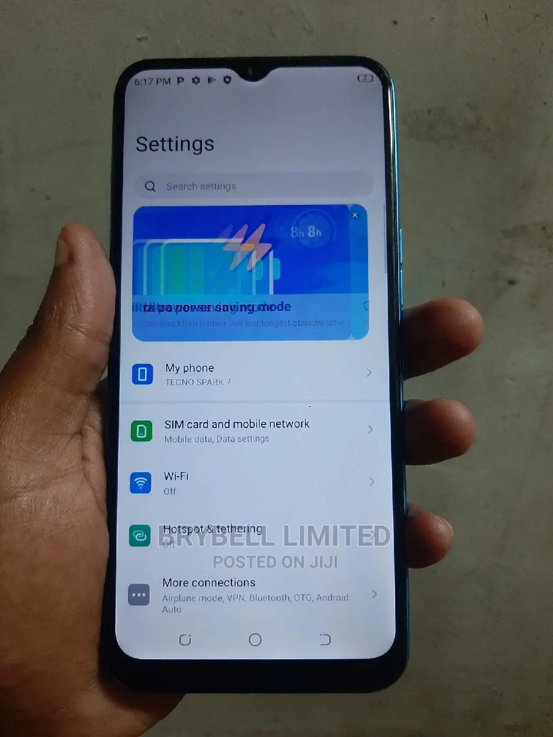 Tecno Spark 7 64 GB Blue