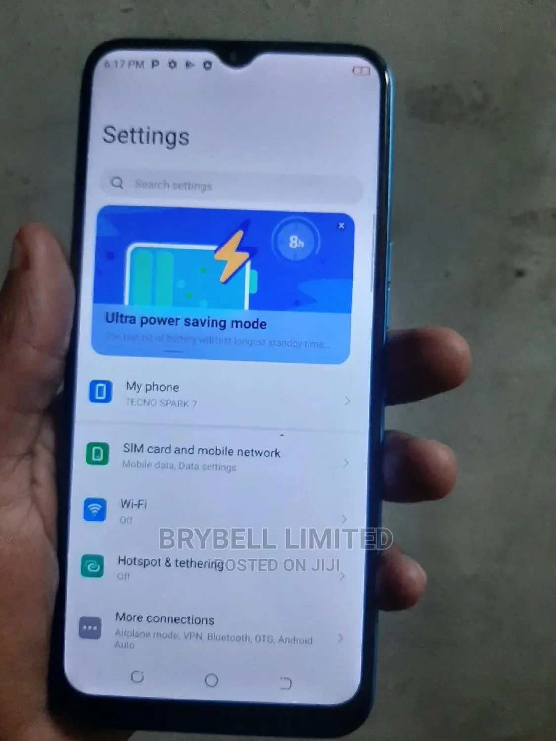 Tecno Spark 7 64 GB Blue