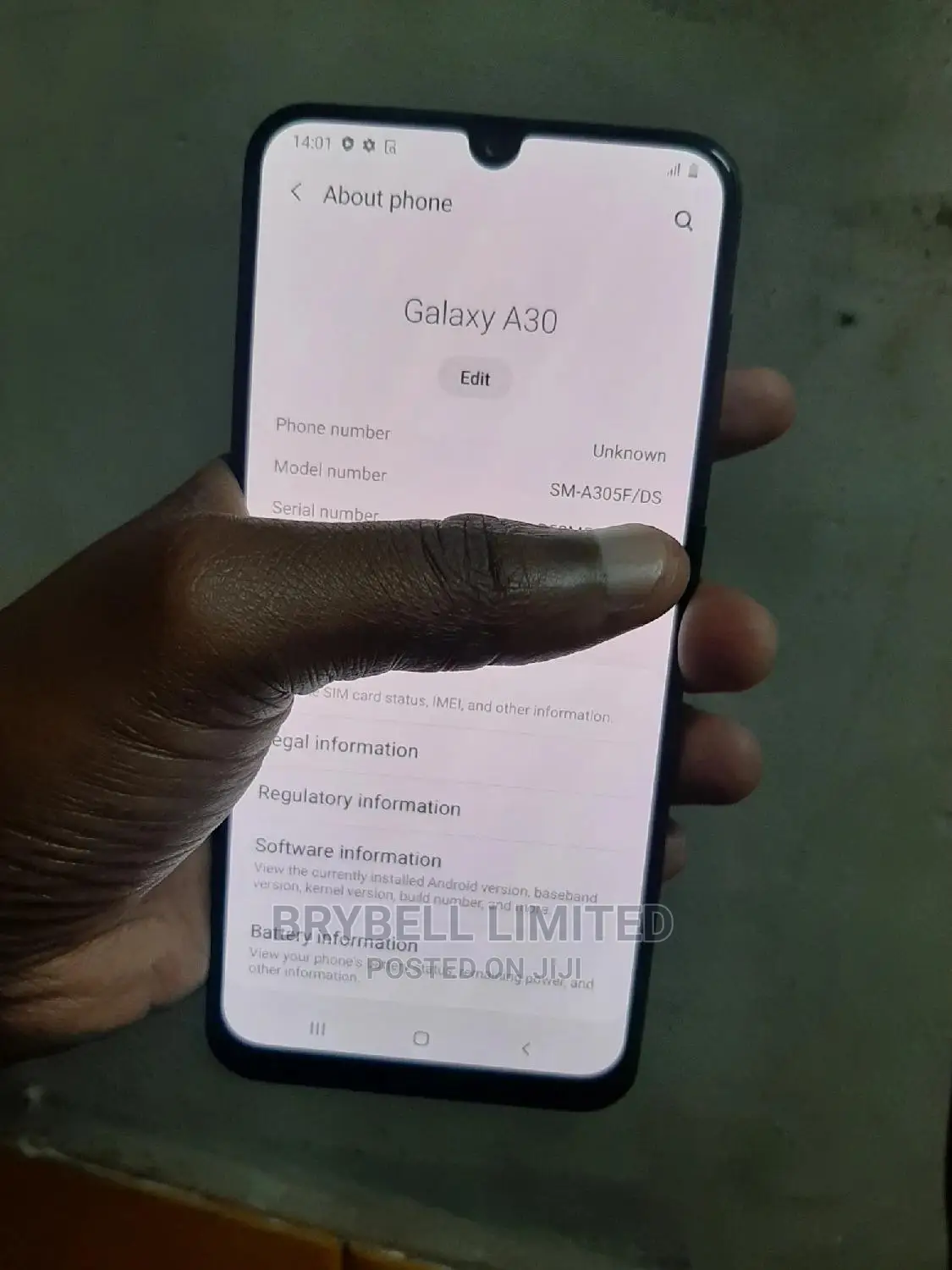 Samsung Galaxy A30 64 GB Black