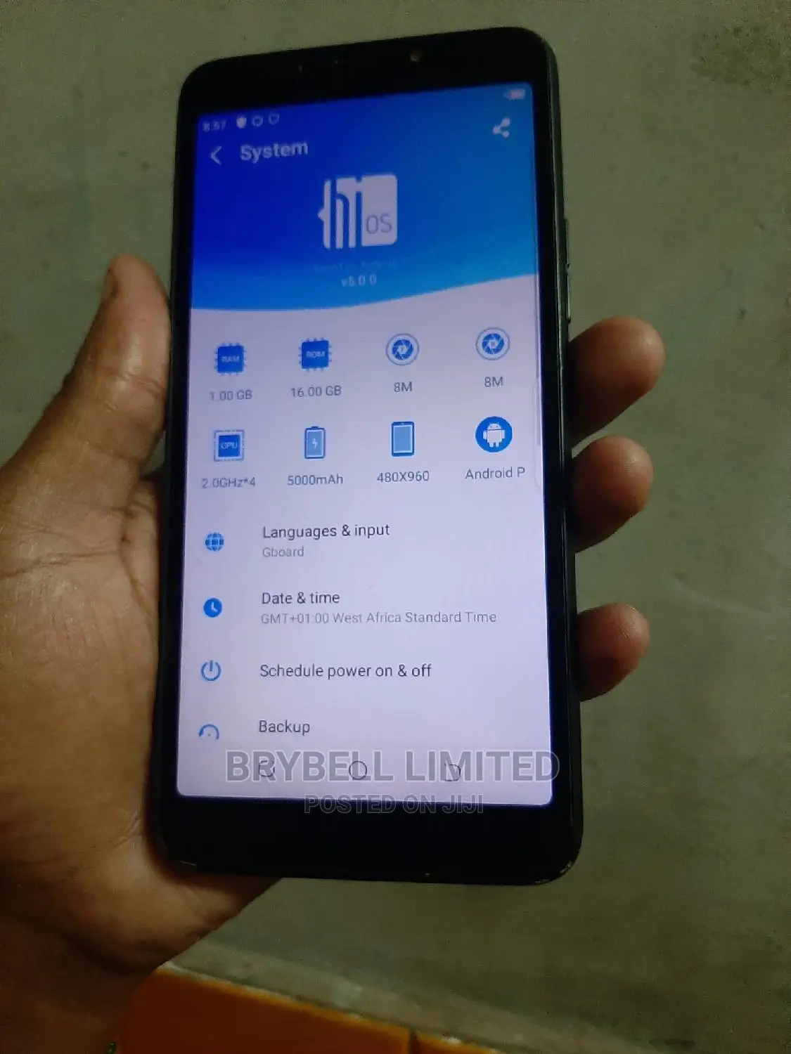 Tecno Pouvoir 3 Air 16 GB Black