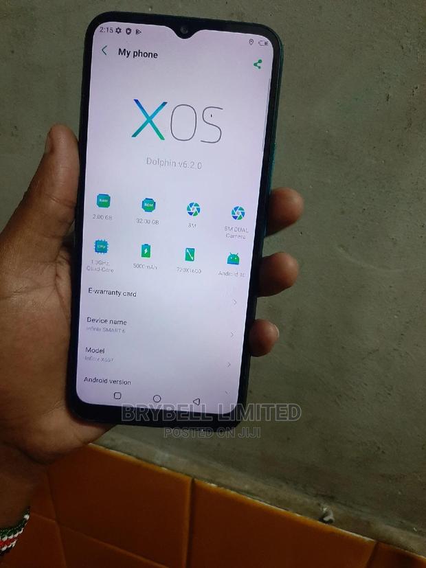 Infinix Smart 6 32 GB Blue - thumbnail 3