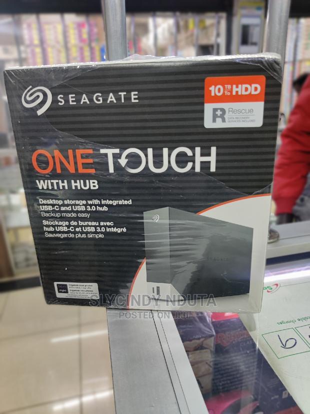 Seagate 10tb to HDD One Touch With Hub - main view
