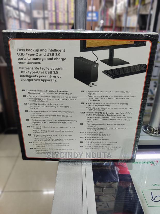 Seagate 10tb to HDD One Touch With Hub - thumbnail 3