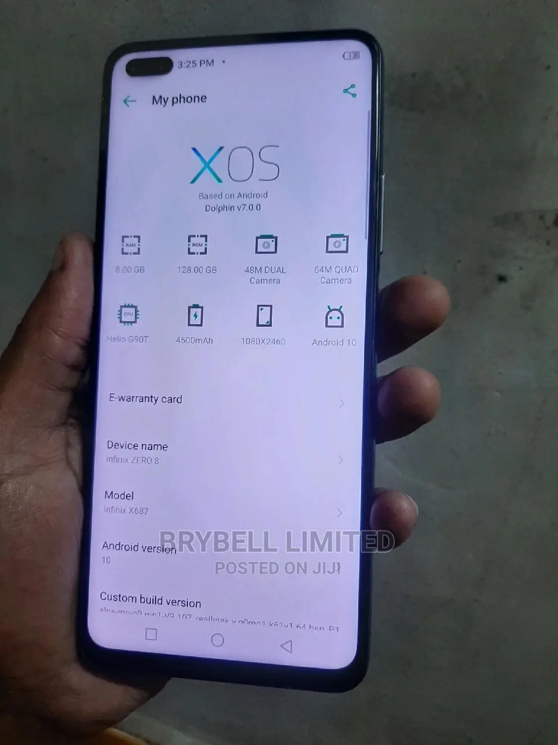 Infinix Zero 8 128 GB Silver