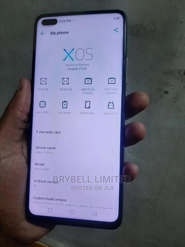 Infinix Zero 8 128 GB Silver - thumbnail 4