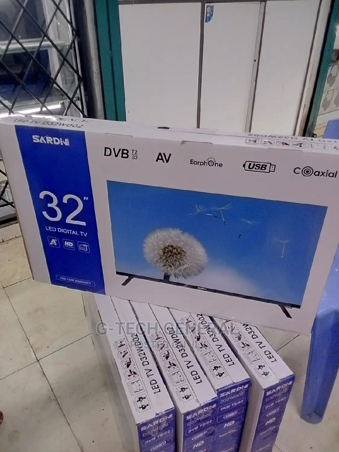 Stardin 32inch LED Digital Tv, Frameless, in-Built Decoder
