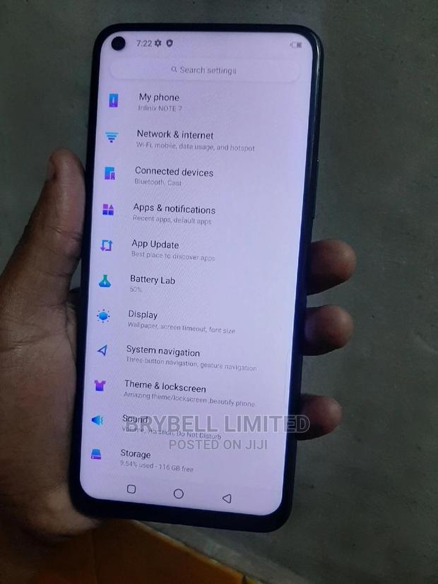 Infinix Note 7 128 GB Blue - thumbnail 3